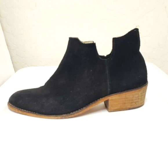 Matt Bernson Classic sz 9 suede Side Split Booties black - Picture 10 of 10